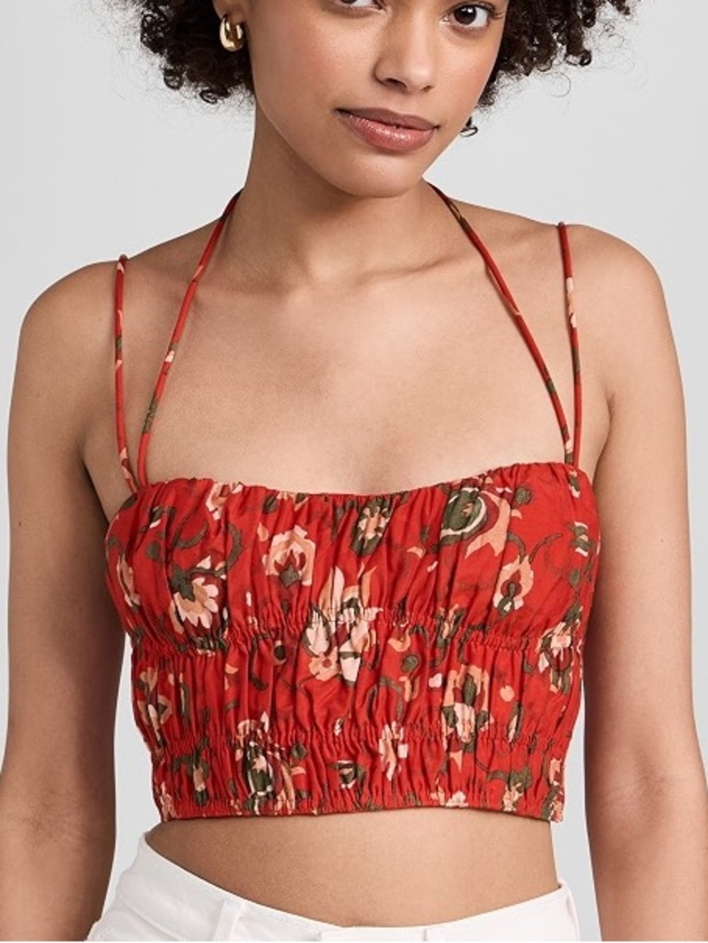 SIR. Reyes Gathered Halter Top